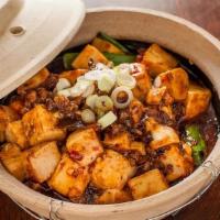 Mapo Dofu · minced pork, Sichuan peppercorn, handmade dofu