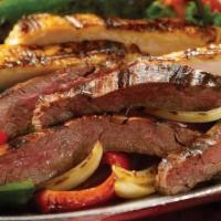 Steak And/Or Chicken Fajitas For Two · Tender cuts of Midwestern grain-fed steak, hand-trimmed by our butcher and mesquite grilled ...