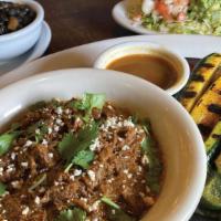 *New*Beef Barbacoa Fajitas · Tender adobo-rubbed beef, slow braised in savory Mexican spices, complemented with Grilled z...