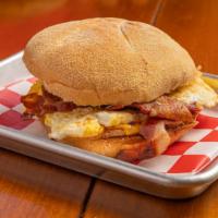 Bacon, Egg & Cheese Breakfast Sandwich · BACON EGG & CHEESE