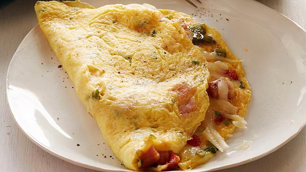 Western Omelet · Ham, peppers, and onions.