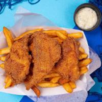 Catfish Basket · Served with Cajun fries.