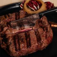 T-Bone Steak · 16 oz. Of premium grilled t-bone steak served with a hand cut potato, grilled asparagus in a...