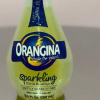 Orangina · Sparkling Citrus Beverage with Pulp - 10 oz