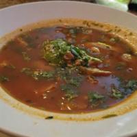 Tortilla Soup · Chicken tortilla soup.
