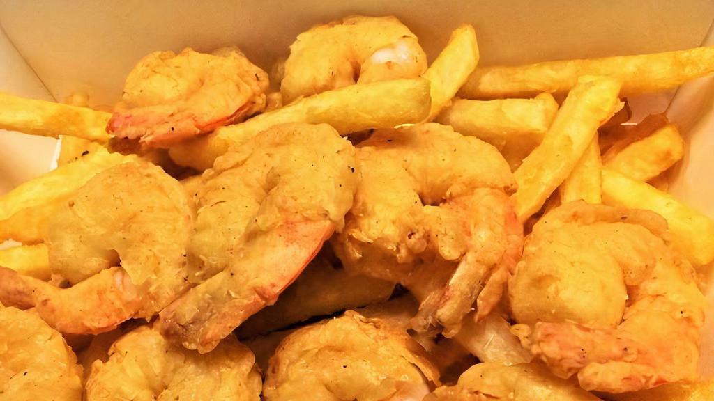 Fried Shrimp (10) & Fries · 