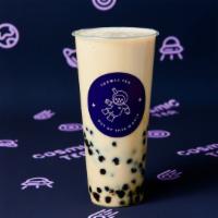 Classic Black Milk Tea · (22 oz) Made with earl gray black tea, non-dairy creamer, and your choice of toppings

From ...