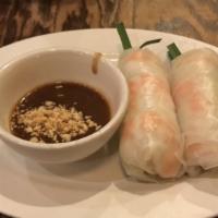 Shrimp Summer Roll · Recommended. Shrimp, vegetable in rice paper with peanut sauce.