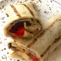 Roasted Vegetable Rollatini · sauteed spinach, roasted eggplant, roasted peppers, roasted tomatoes, goat cheese, provolone...