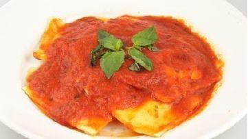 Four Cheese Ravioli · Vegetarian. ricotta, mascarpone, mozzarella & parmesan cheese in pomodoro sauce.