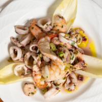 Frutti Di Mare · Gluten-free. Squid, octopus, and shrimp with olive oil and lemon.