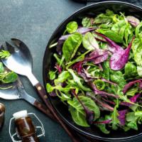 Baby Spinach Salad · Full of Greens, Baby Spinach Salad.
