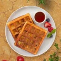 Lawfully Keto Cacao Waffle · Grain free and made with Almond flour, Almond Butter, Almond Milk, eggs, baking soda, salt, ...