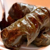 Tolma · Gluten free. Organic, grass-fed ground beef and pork with fresh herbs wrapped in grape leave...