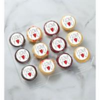 I Love You Mini Cupcakes · PACKAGE DETAILS
- Your choice of 1 Dozen, 2 Dozen, 3 Dozen Mini Cupcakes

HOW IT SHIPS
- Shi...