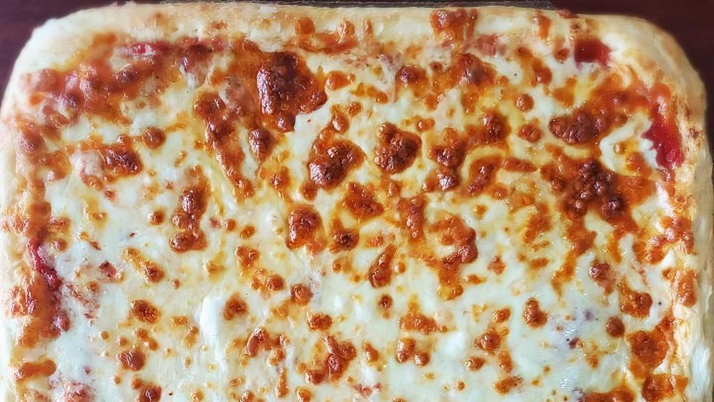 Sicilian Pizza · Our Sauce & Mozz Cheese on a Thick Crust