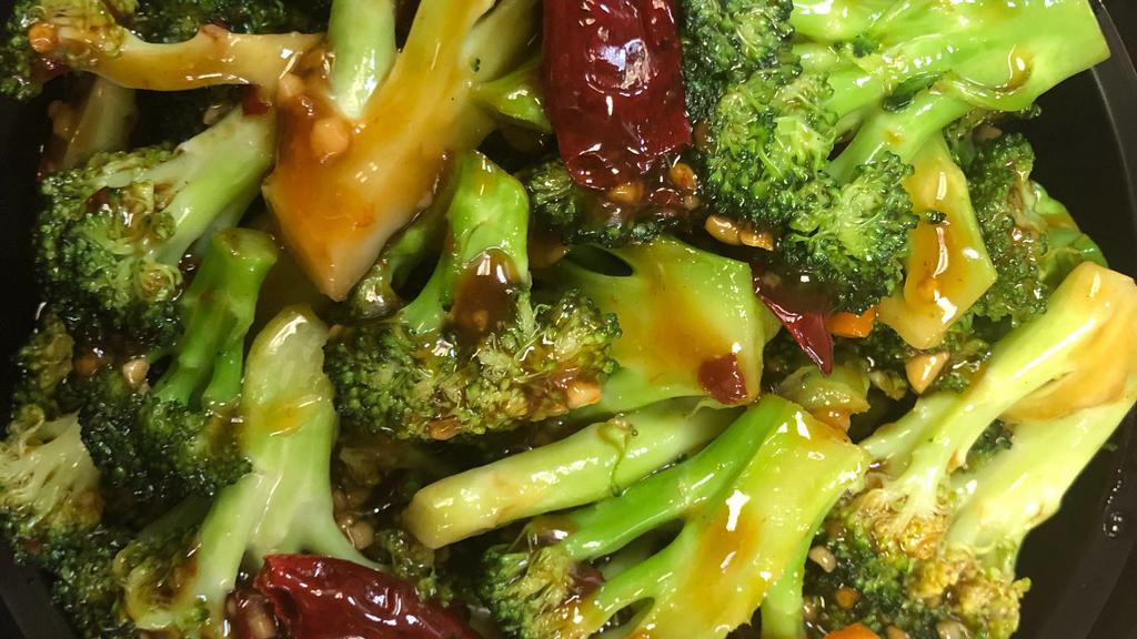 Broccoli With Garlic Sauce · Hot of spicy.