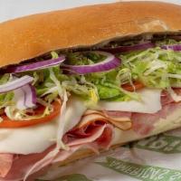 Blimpies Best Sandwich · Ham, salami, turkey, provolone, lettuce, tomato, oil, vinegar, and oregano.