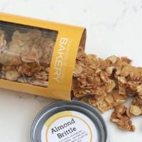 Almond Brittle · Indulge in our Crunchy Caramelized Almonds brittle made with house made caramel over toasted...