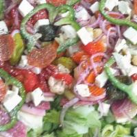 Antipasto Salad · Provolone cheese, capicola, salami And ham.