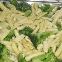 Cavatelli & Broccoli · With garlic and oil.