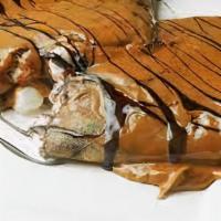 Campfire Crêpe · Freshly made with graham cracker crumbs, chocolate syrup and marshmallow fluff! A gooey, fun...