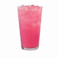 Tropical Berry Lemonade · Our all-natural lemonade mixed with beachy flavors like strawberries, dragon fruit and passi...