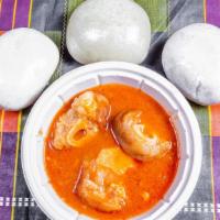 Fufu With Light Soup · 