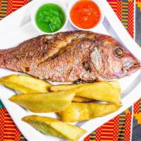 Fried Red Snapper (Size May Vary) · 
