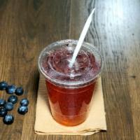 Natural Blueberry Soda · All-natural blueberry soda sweetened with blue agave.