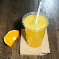 Natural Orange Soda · All-natural orange soda sweetened with blue agave.