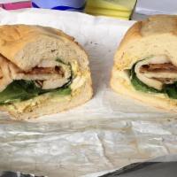Turkey Club · Poultry sandwich.