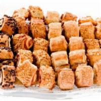 4Lb Rugelach Tray · We offer 4 varieties of this crispy, flaky, buttery pastry-style dough. Filled with Chocolat...
