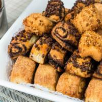 5Lb Rugelach Tray · We offer 4 varieties of this crispy, flaky, buttery pastry-style dough. Filled with Chocolat...