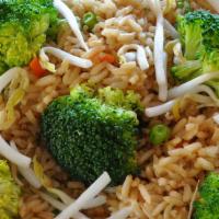 Vegetable Fried Rice · Stir fried rice.