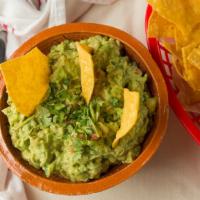 Guac & Chips · Made fresh to your preference.
