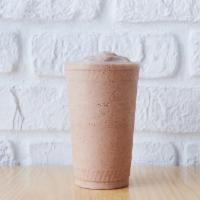 The Mountain  · chocolate whey protein powder*, banana, almond butter, almond milk (add espresso + $2)