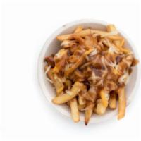 Disco French Fries Topped With Gravy & Cheese · Crispy-soft fries with savory gravy and cheese.