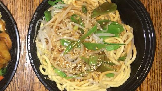 Crystal Noodles · With sliced chicken in sesame sauce (no combo).
