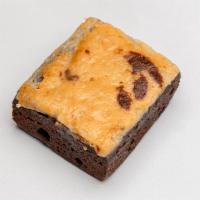 Cheesecake Brownie · Vegan, gluten-free. The perfect combination of Chocolate and Cream Cheese. Ingredients: Semi...