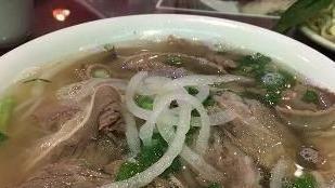 Phở Tái · Fresh ribeye rice noodle beef soup.