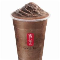 Caramel Chocolate Slush · Only available as a cold drink.