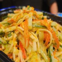 Crabmeat Salad. · crabmeat | cucumber | bean sprout | tobiko | Japanese mayonnaise