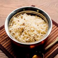 Plain Jeera Rice · Plain fresh rice.