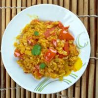 Zafrani Pulao · Fresh basmati rice cooked with flavour of saffron.
