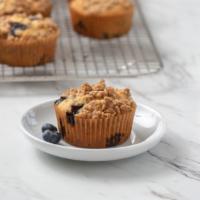 Blueberry Muffin · Warm, fresh blueberry muffin.