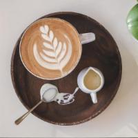Spanish Latte · 12 oz - espresso drink prepared with sweetened condensed milk and choice of steamed milk