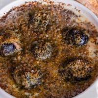 Escargot · burgundy snails, parsley, chevil, garlic