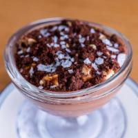Chocolate Cremeaux · chocolate shortbread, peanut brittle