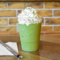 Green Matcha Frappe · *sweet* Blend with whole milk.